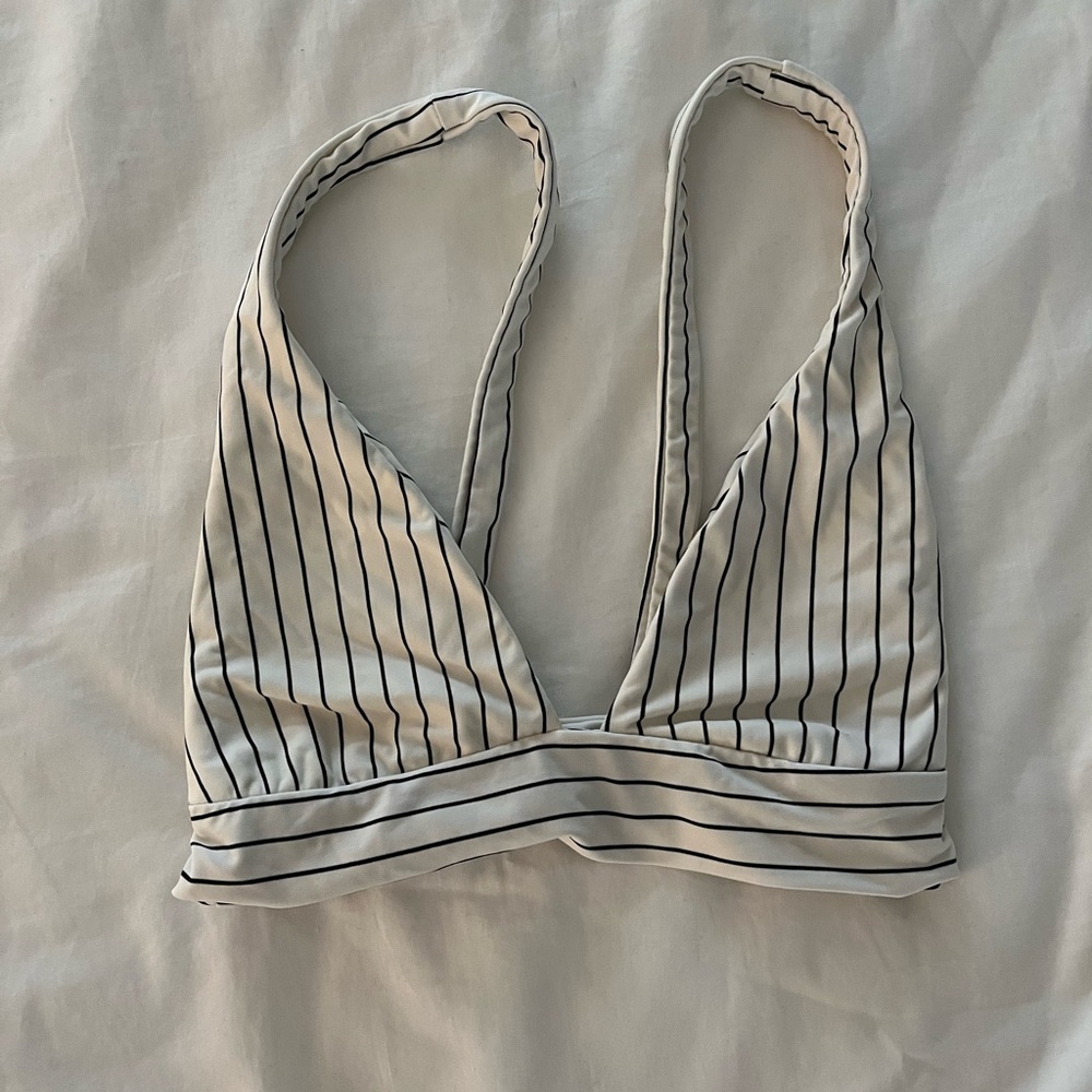 boys + arrows striped bikini top